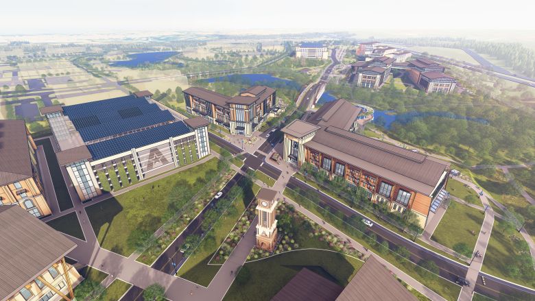 UTA West will be on 51 acres of land in the Walsh Ranch development. University officials have been meeting with education, business and political leaders about the prospects for the new campus. (Courtesy image | UTA)