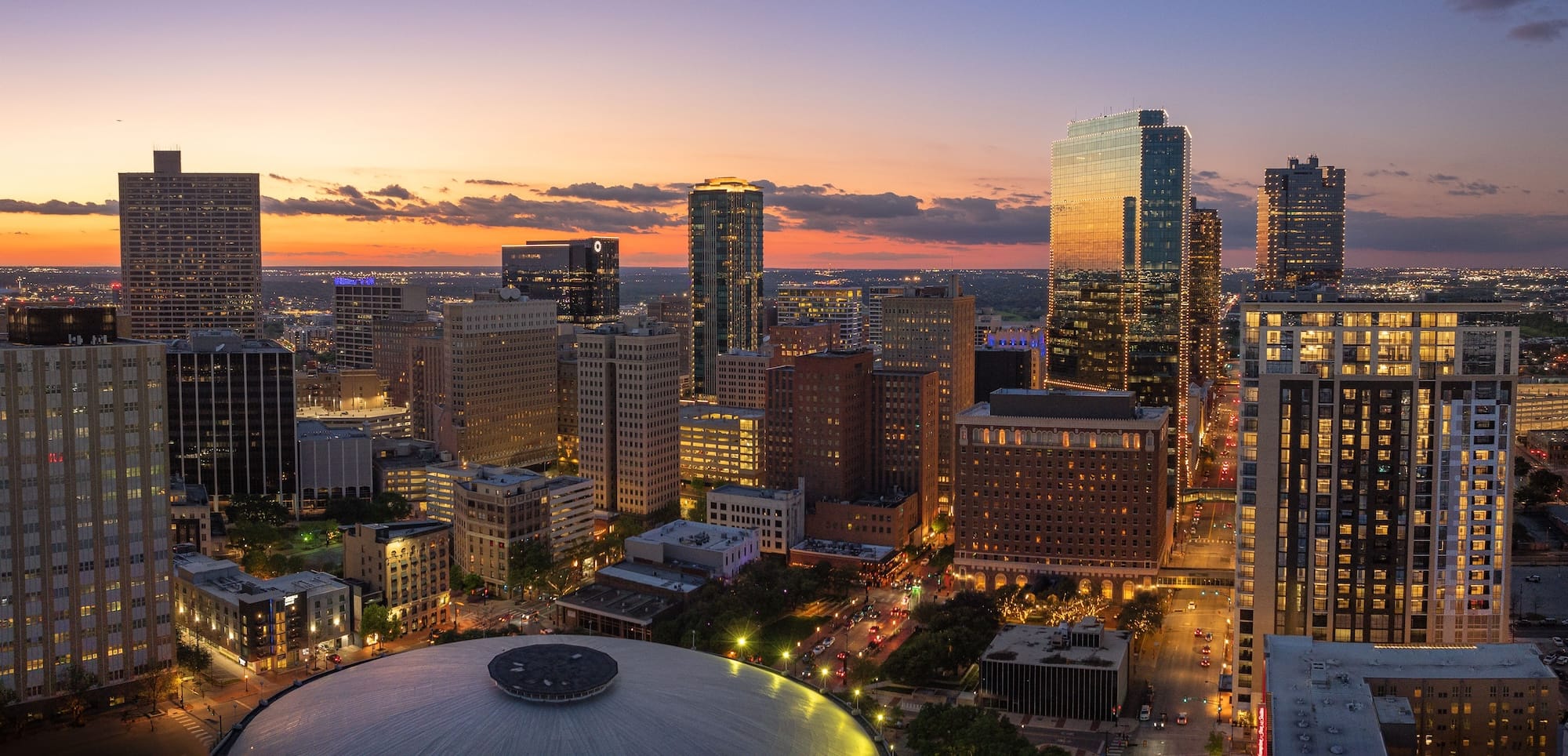 Fort Worth Texas downtown skyline — a top city for business relocation and corporate expansion